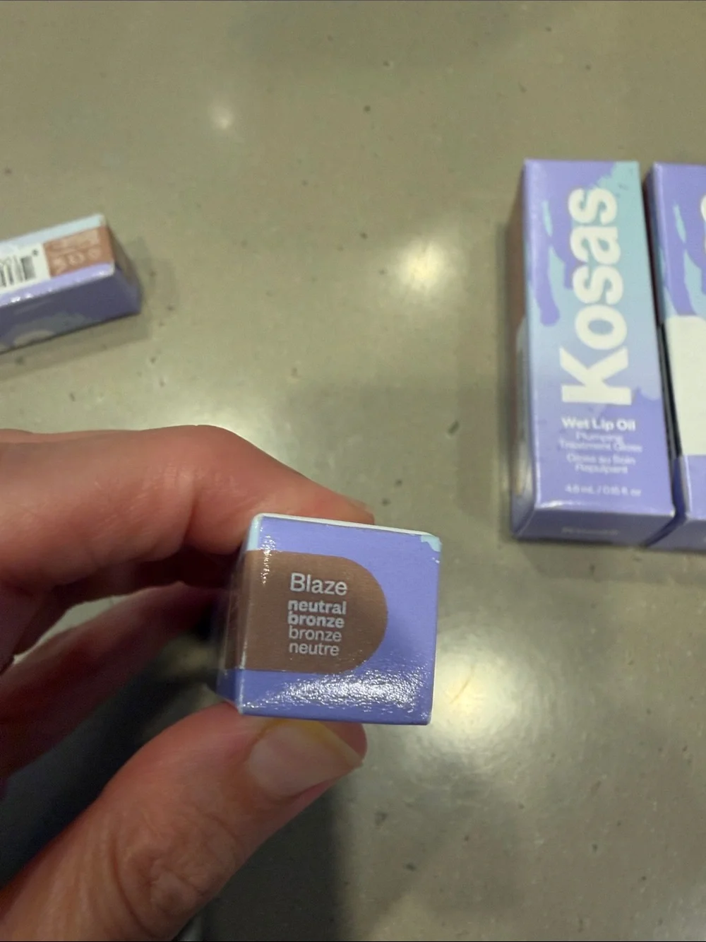 Kosas Lip Oil & 10-Second Eye Duo in Lavender